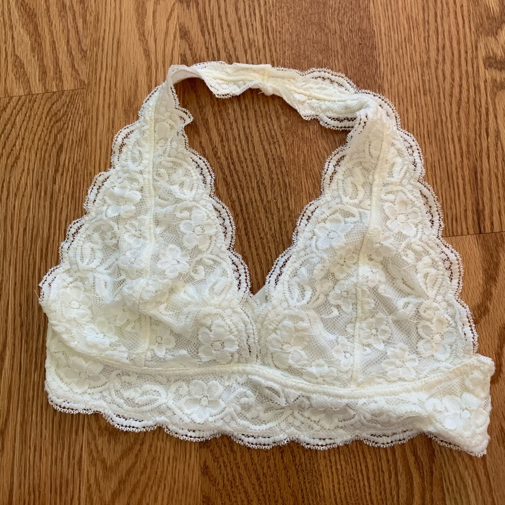 Urban Outfitters adjustable lace bralette.